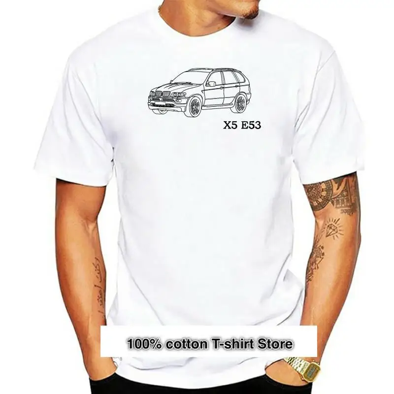 

Camiseta informal de manga corta para hombre, camisa de talla grande, X5, Motorsport Evolution E53, Suv 4X4, de verano, 033889