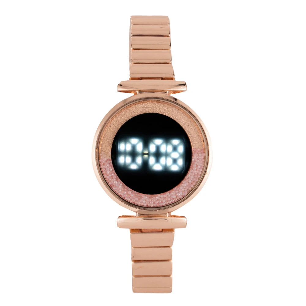 

Часы наручные женские цифровые, модные роскошные светящиеся с календарем, подарочные, из сплава