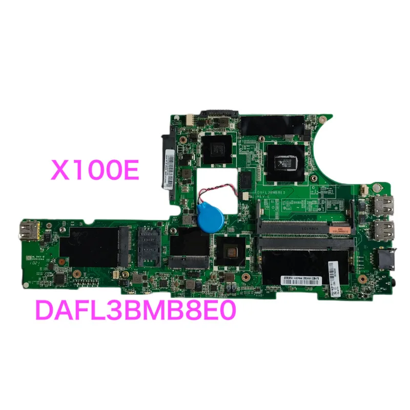 Подходит для ноутбука lenovo X100E материнская плата DAFL3BMB8E0 75Y4669 75Y4064 материнская плата 100% протестирована Полная работа