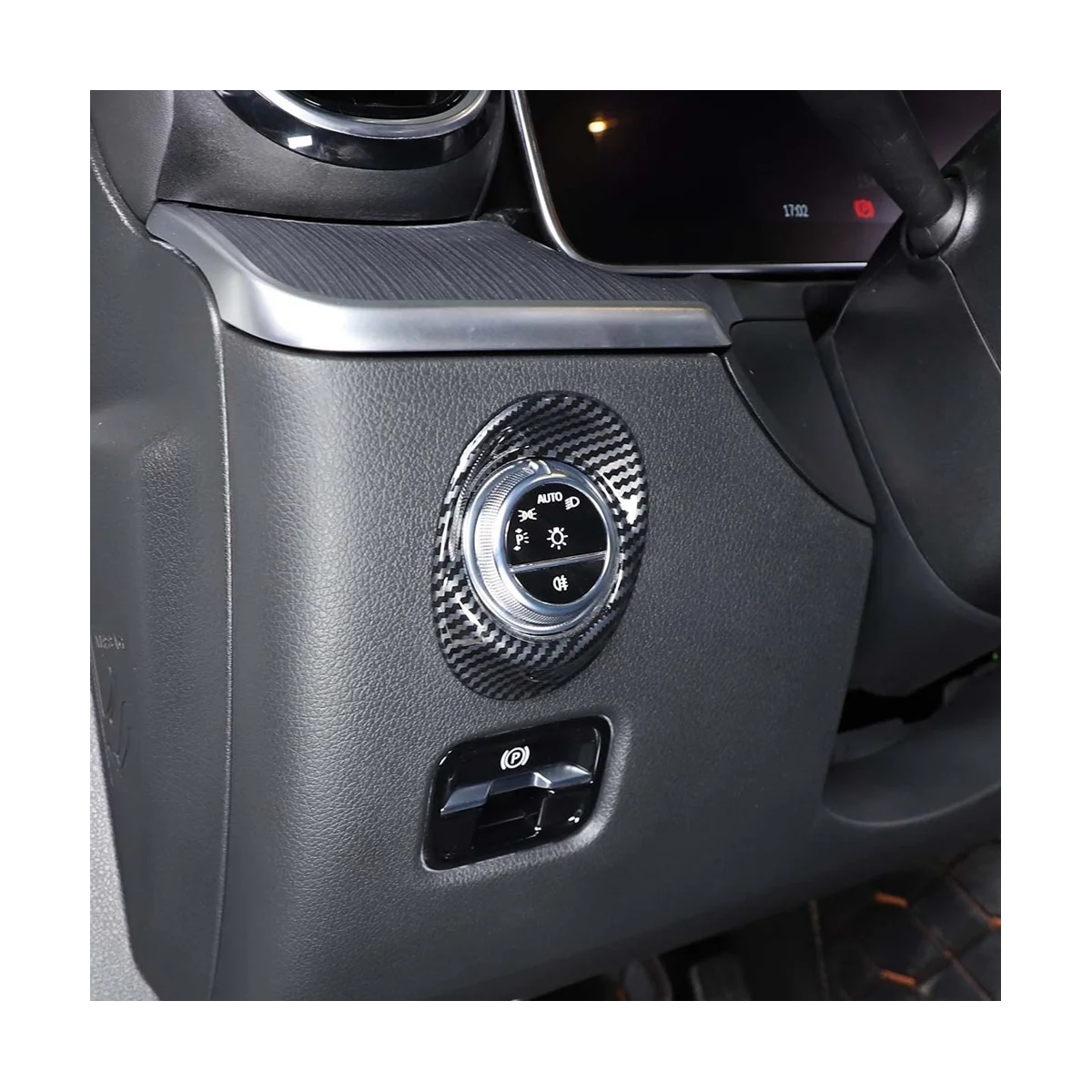 Кнопка головного света для Mercedes Benz C Cl W206 C200 C300 2022 аксессуары ABS углеродное волокно