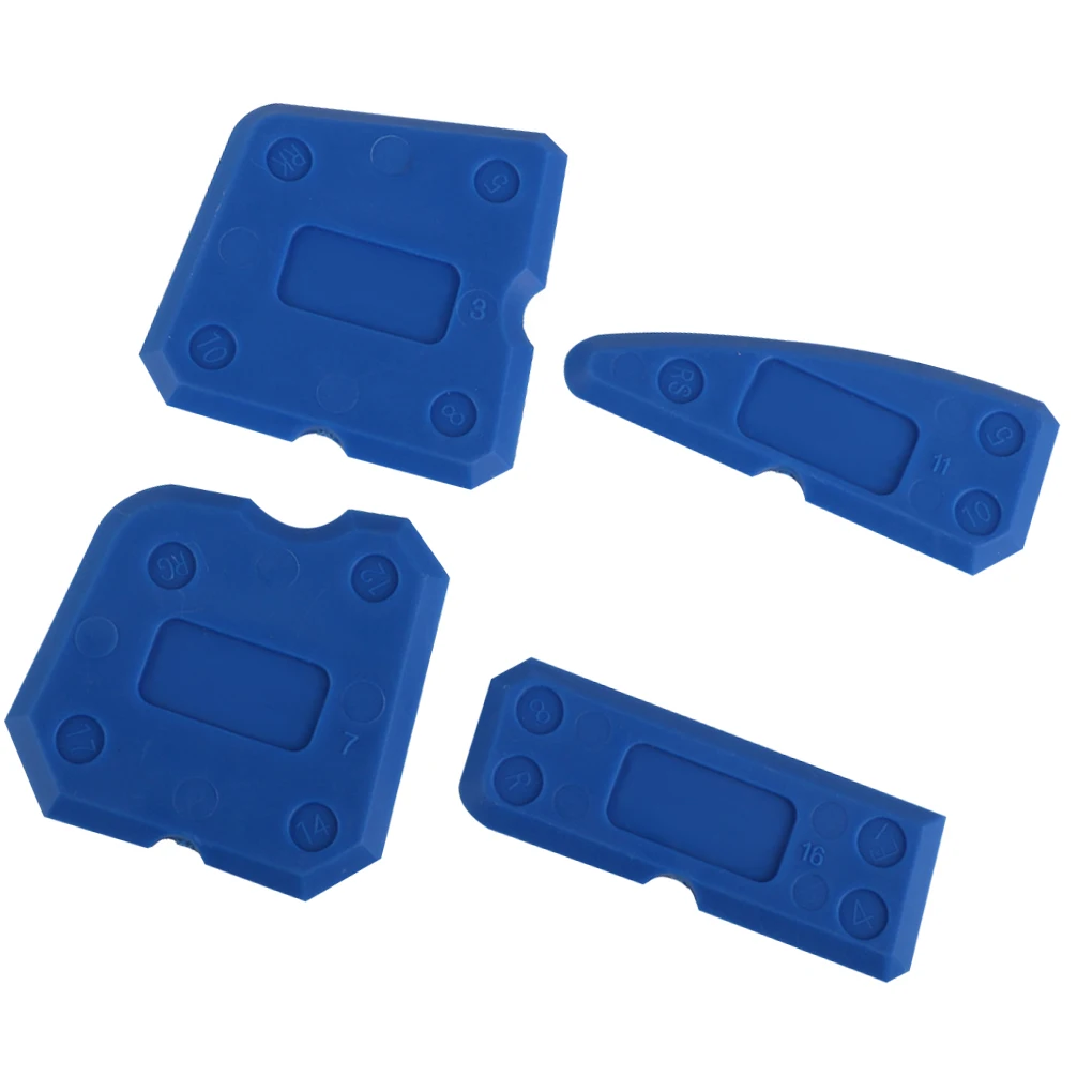 

4 Pcs/set Sealant Finishing Tool Kitchen Sink Toilet Base Bathtub Sealant Grout Caulking Tool