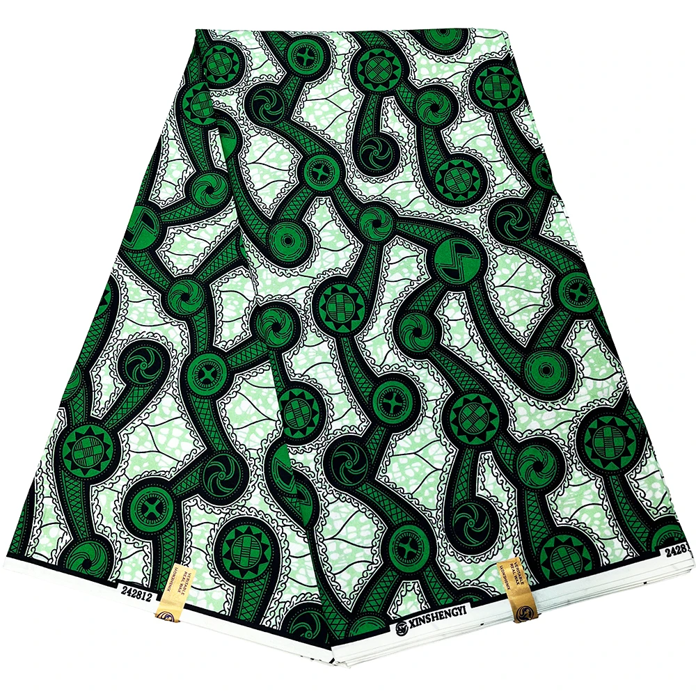 Hollandaise восковая африканская ткань высокого качества Анкара настоящая ручной