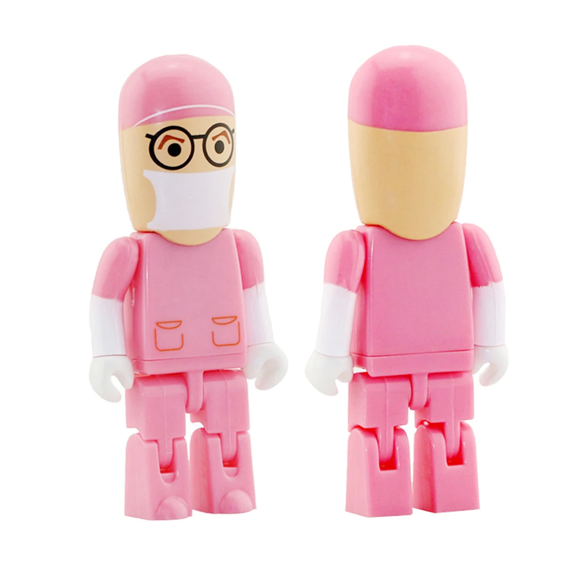 Пластиковый врач USB флеш - накопитель 128G Медсестра зубы Cel подвеска 32 ГБ 64 Карточка