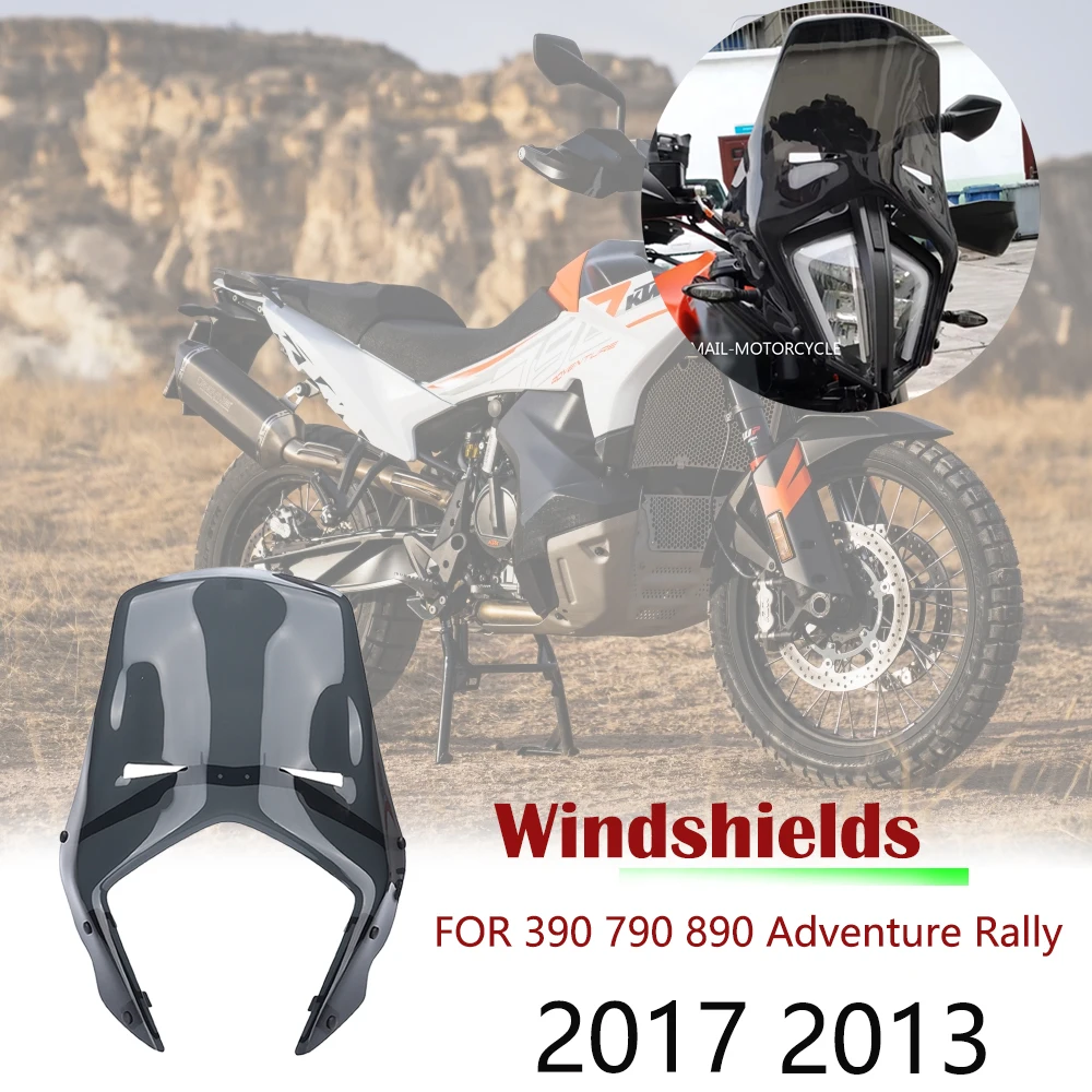 Акриловый ветровой экран для мотоцикла 790 890 390 ADV Приключения ралли 2017 - 2021