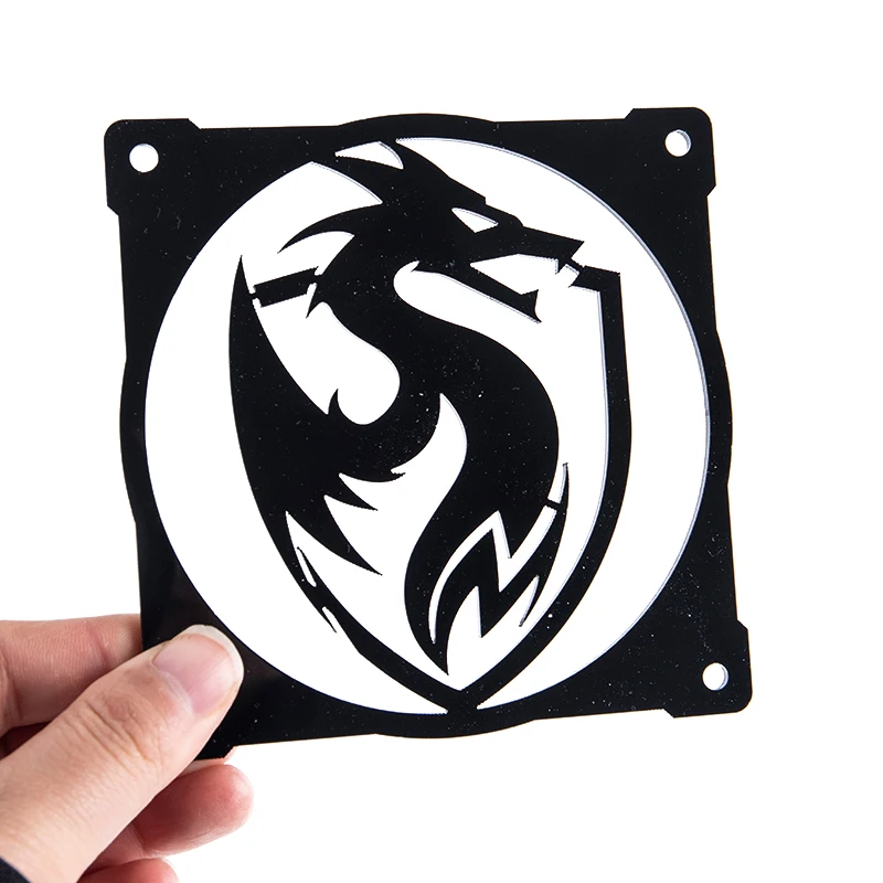 Вентилятор охлаждения с рисунком дракона RGB крышка компьютера сделай сам фильтр