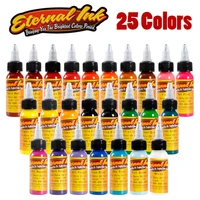 30mlbottle 1425 colors professional tattoo ink set for body art natural plant permanent pigment paint tattoo ink set