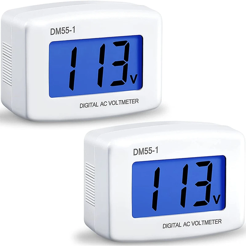 

AC80-300V LCD Digital Voltmeter Voltage Measur, Voltage Panel Power Volt Test Monitor Gauge For Measure Voltage,US Plug