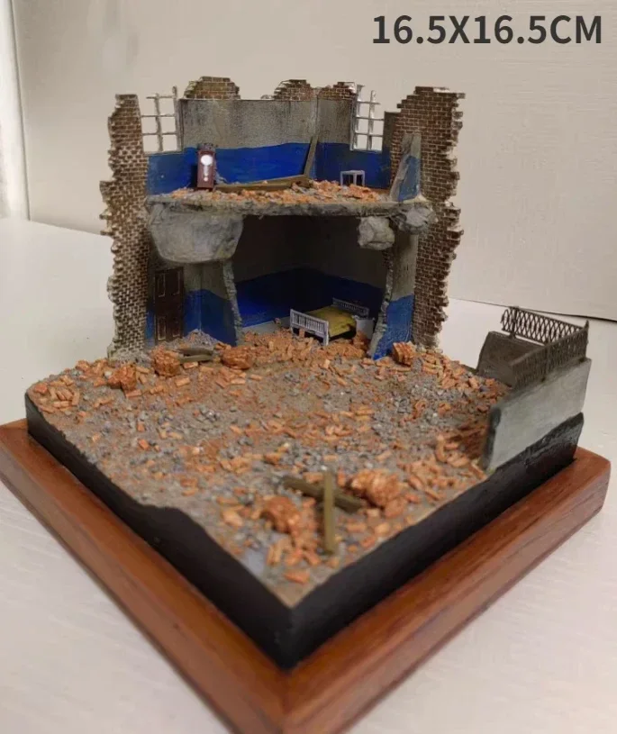 Коллекция 1/72 года миниатюрная модель сцены Военная война Песочная настольная