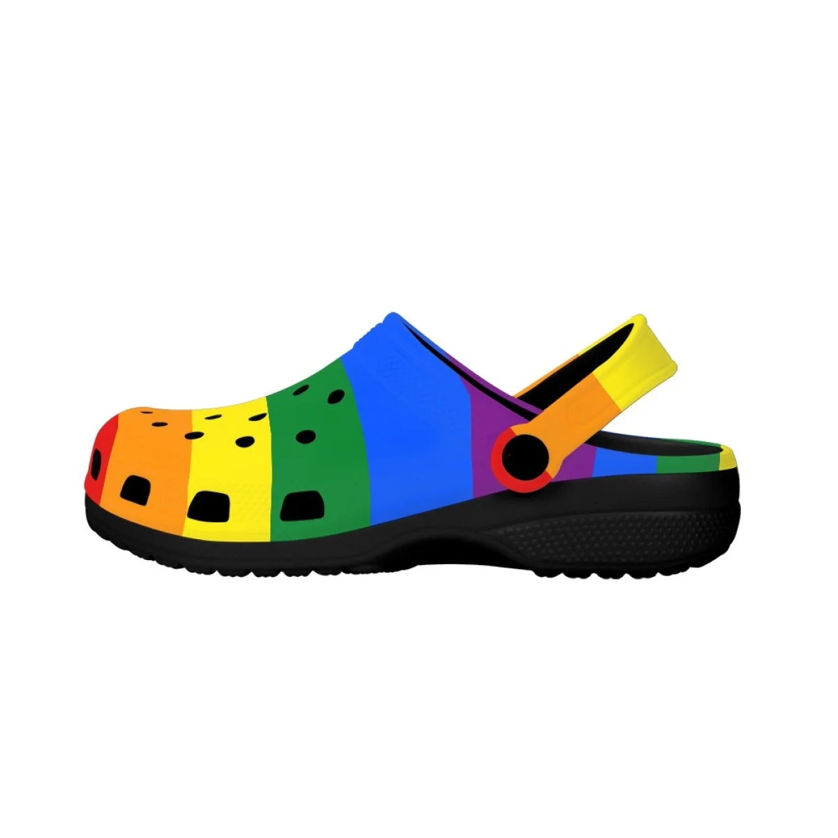Nopersonality Rainbow Printed Slippers Women's Love Is Love Sandals Summer Breathable Adult Slippers Wading Comfort Shoe