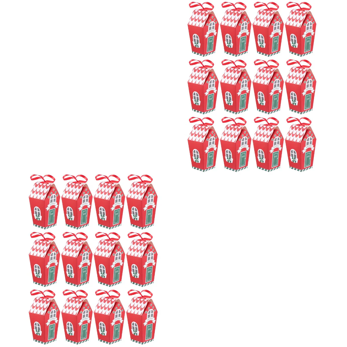 

Box Gift Christmas Boxes Candy Storage Paper Party Cookie Festivalcake Treat Snackholiday Decorative Ornament Gifts Holder