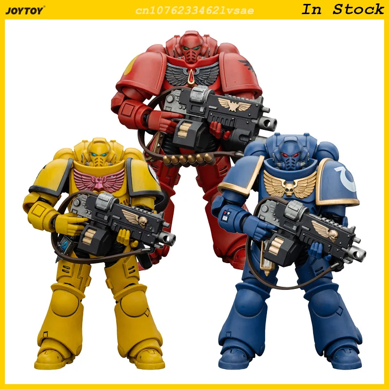 Коллекционная фигурка JOYTOY Warhammer 40K Imperial Fists Intercessors 1/18