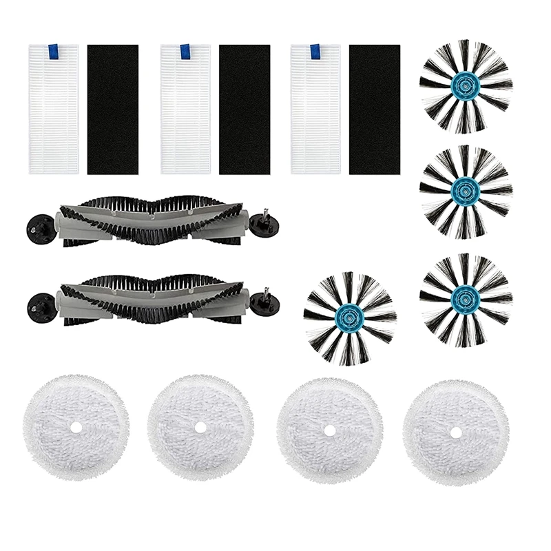 

Replacement Accessories Kit For Bissell 3115 Wet And Dry Robot Vacuum Brush Filter Mop Pads Replacement Parts