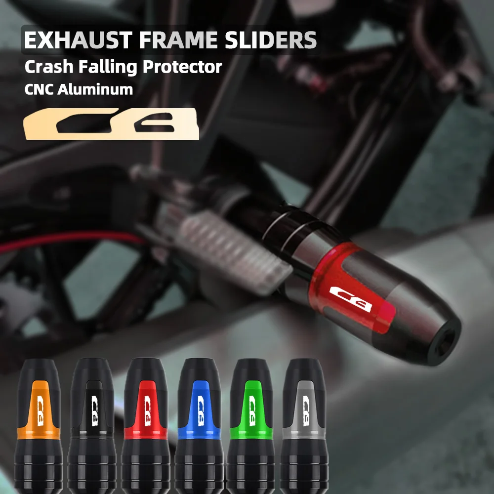 

FOR Honda CB600 CB650R CB599 CB600F CB190R CB1100 CB599 CB600F CB400 CB500X/F Exhaust Frame Sliders Crash Pads Falling Protector