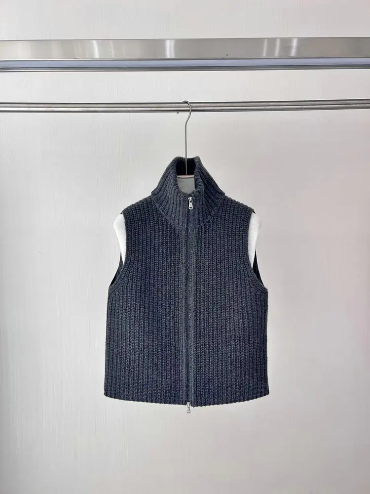 Осень-зима B * C женский жилет на гусином пуху с бисером молнии и