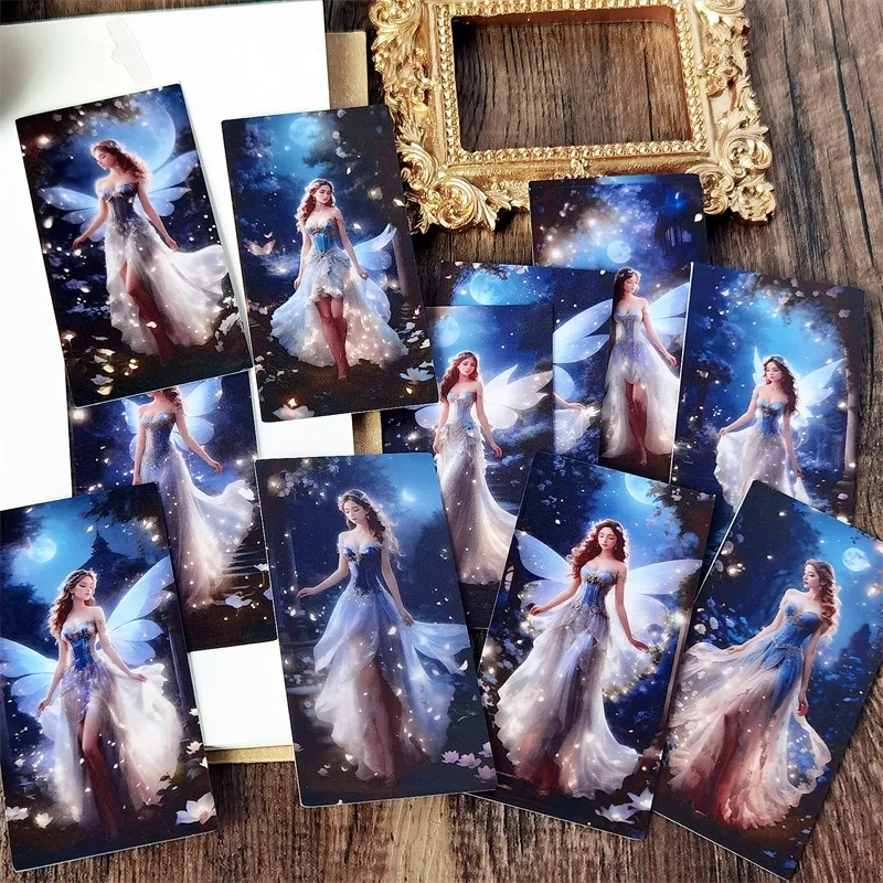 

Водонепроницаемые наклейки BLINGIRD Луна, звезды, эльф