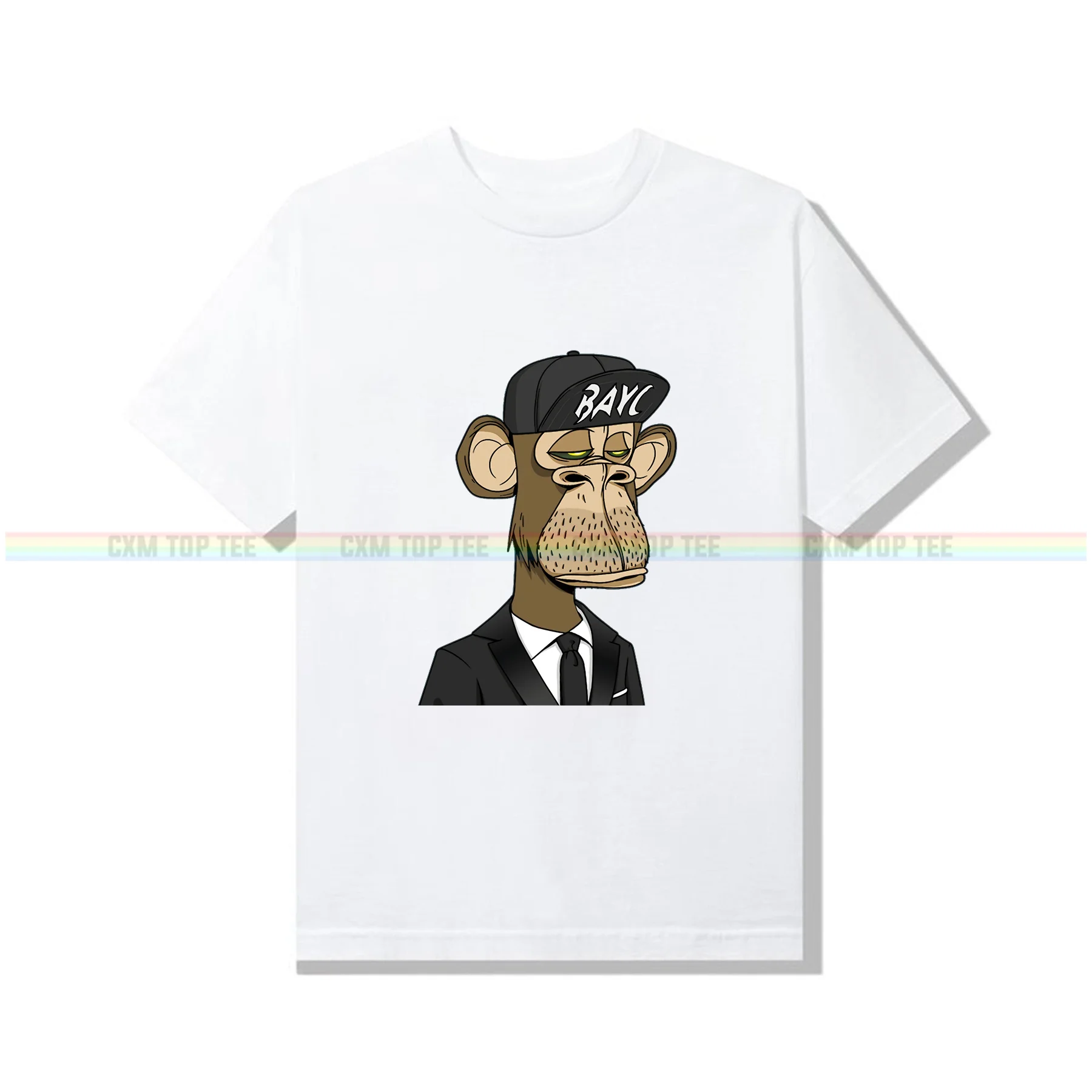 

Amazing Tees Male T Shirt Casual Unique Oversized NFT Monkeys Bored Ape Yacht Club #3562 Classic T-shirt Men T-shirts S-3XL