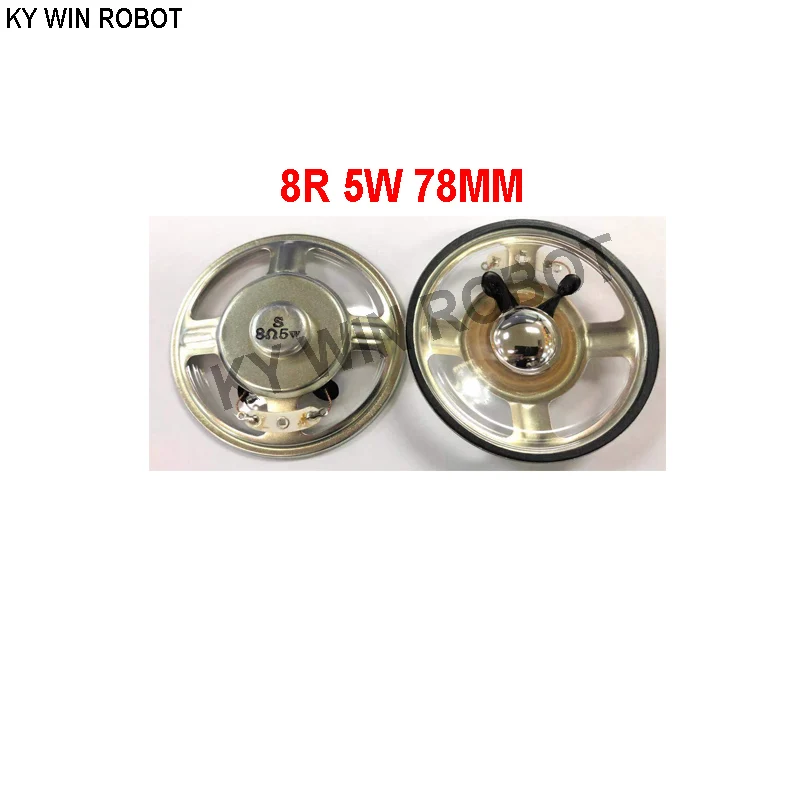 

2 шт./лот Новый ультратонкий водонепроницаемый динамик 8 Ом 5 Вт 5 Вт 8R Диаметр динамика 78/77 мм 7,8/7,7 см толщина 17 мм