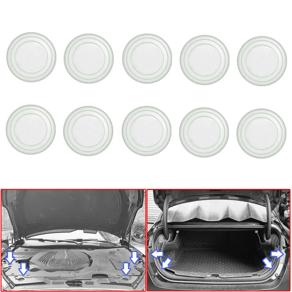 

Gasket Anti-collision Gasket Pad Protector Shock-Absorbing Silicone 10PCS