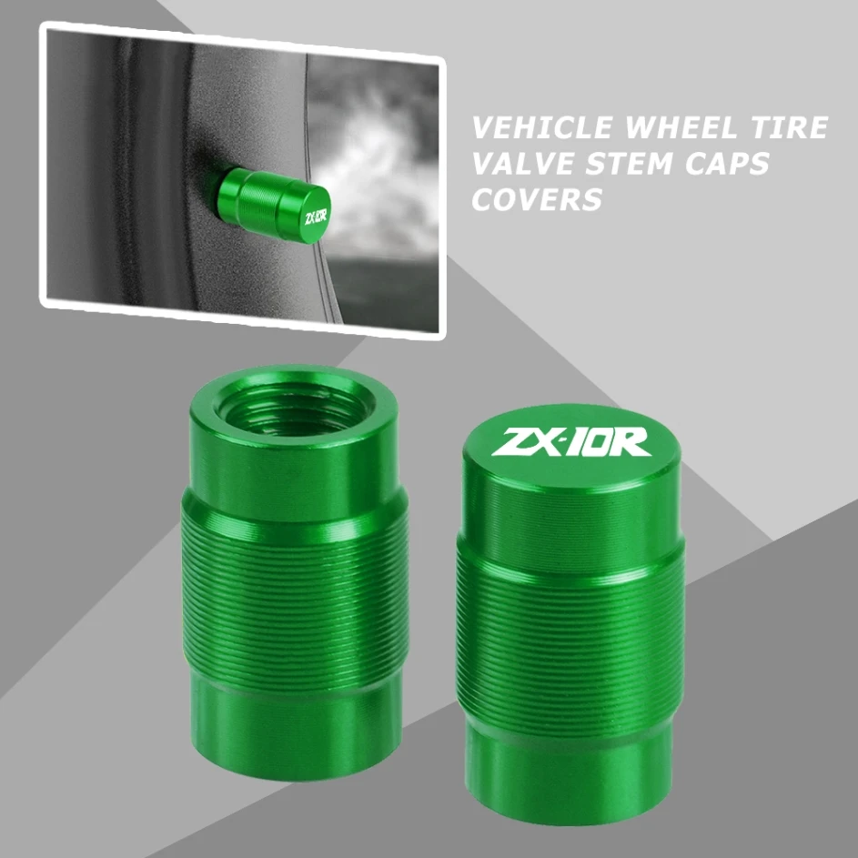 

Motorcycle Vehicle Wheel Tire Valve Stem Cap Covers FOR KAWASAKI ZX10R ZX 10 R 2004-2016 2015 2014 2013 2012 2011 2010 2009 2008