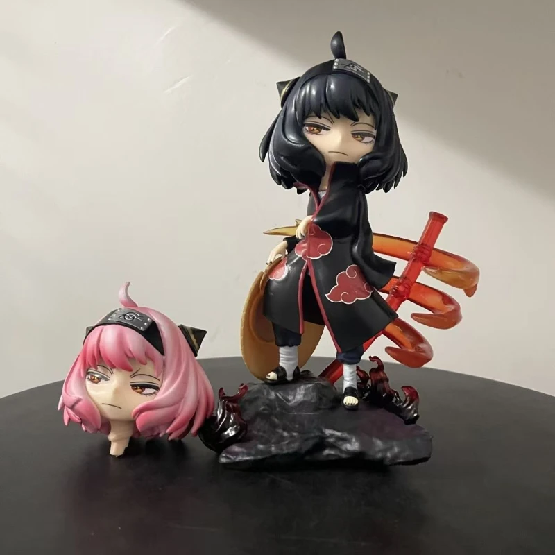 18 см фигурка Spy×семейная манга Anya Forger Cos Uchiha Itachi экшн-фигурка двуглавая модель