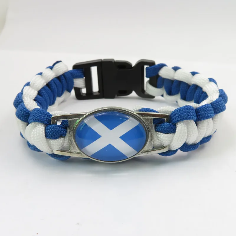 Браслет "Любовь к Шотландии" модный флаг женский мужской оберточный браслет ювелирные изделия дружбы любовные браслеты подарки.