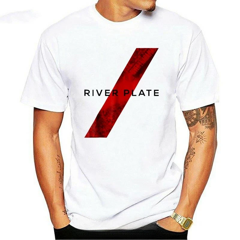 2023 модная мужская футболка с рисунком реки тарелки