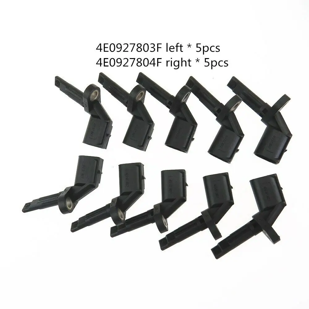 

Датчик скорости вращения колеса ABS 4E0927803F 4E0927804F для Audi A4 S4 A5 S5 A6 S6 A7 A8 Q5 R8 Phaeton 4E0 927 804 A 4E0 927 803D, 5 пар