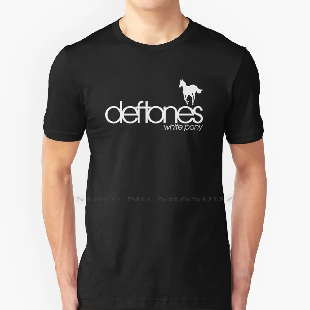 

Белая футболка Defto, 100% хлопок, дефтоны, музыка, дефтоны