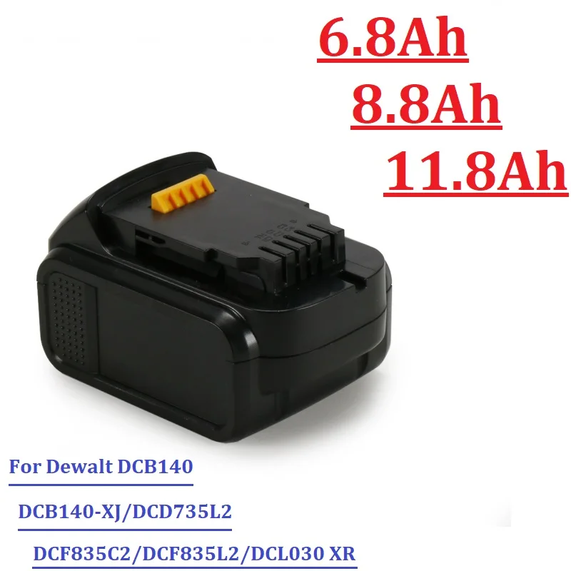 

Обновленный литий-ионный аккумулятор Dewalt 14,4 В Ач/Ач для электроинструмента Dewalt DCB140 DCB141-XJ DCB145 DCD735L2