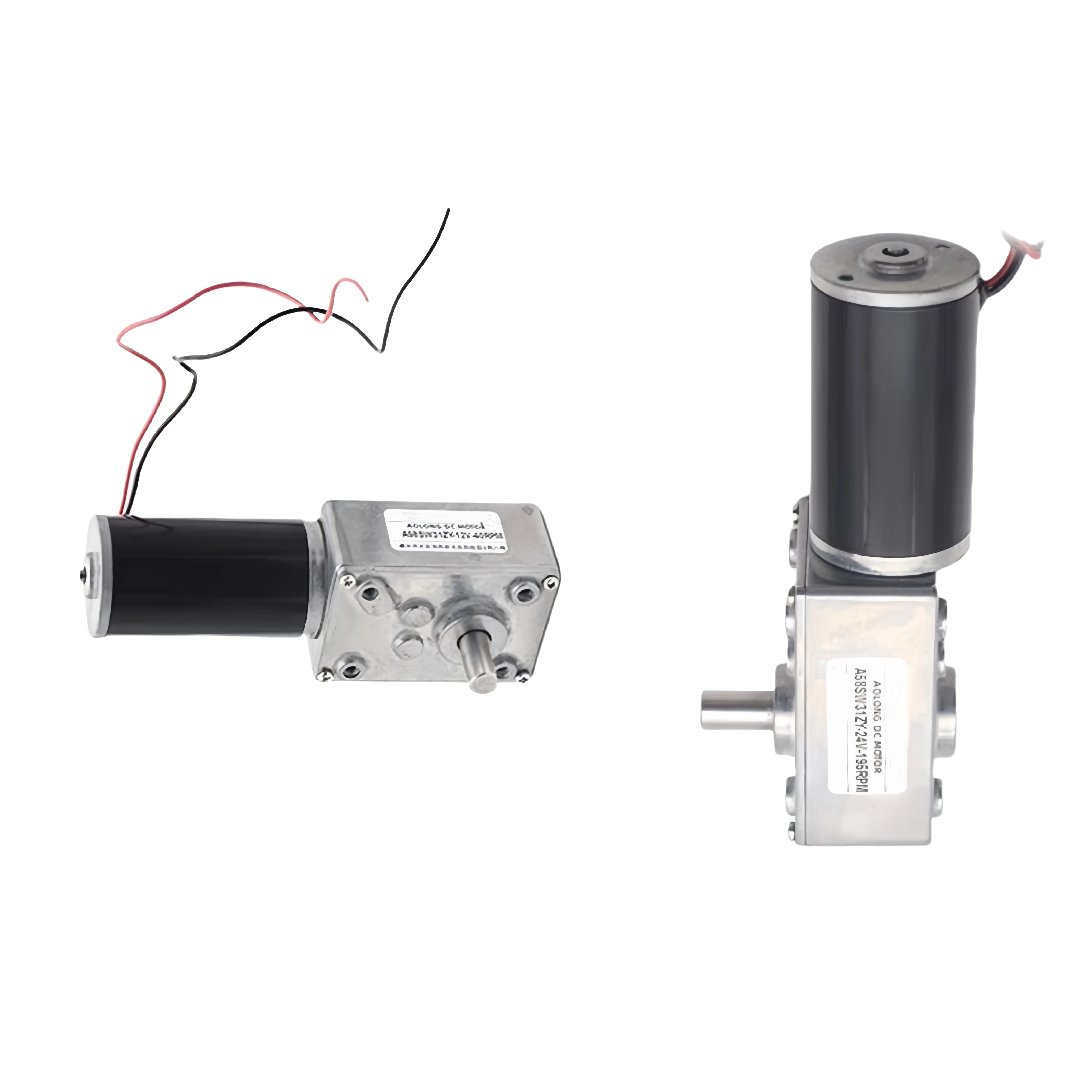 Двигатель постоянного тока шумоподавление червячный редуктор двигатель с