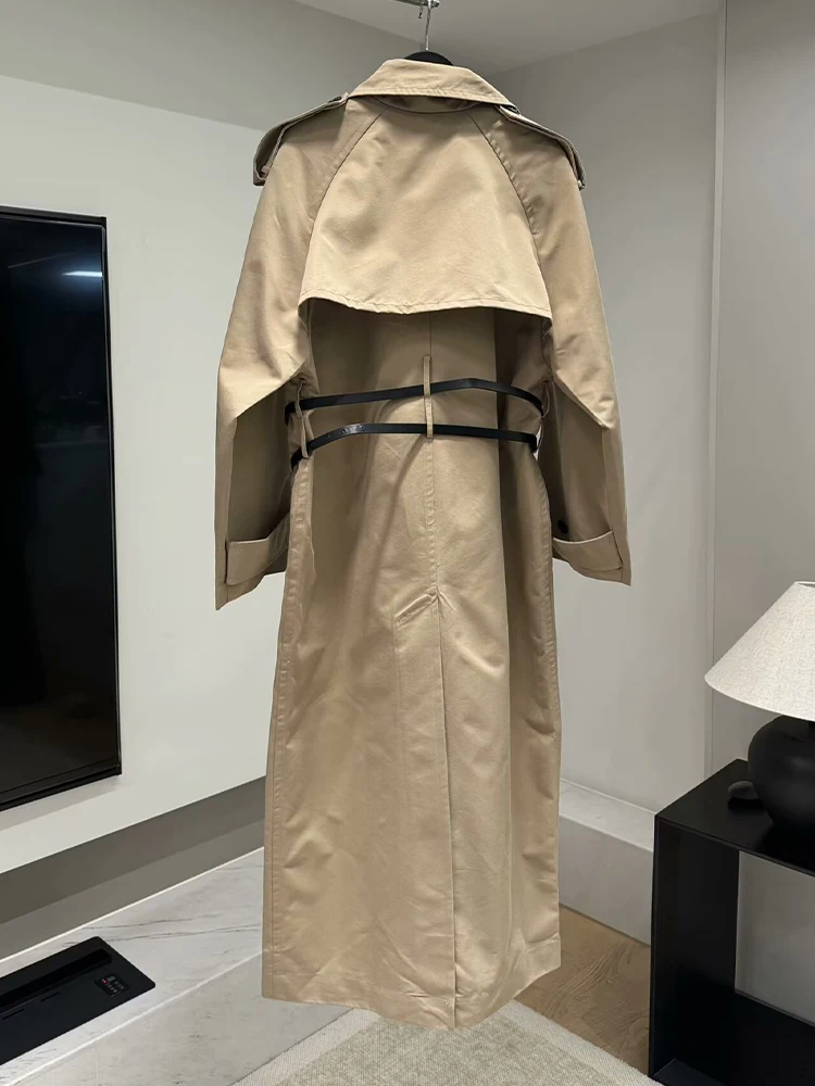 2024 осенне-зимняя новая женская модная двубортная свободная повседневная