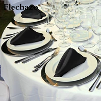 10pcs table napkins decor 4848cm home wedding decorations cloth serving square satin party soft dinner washable cheap banquet