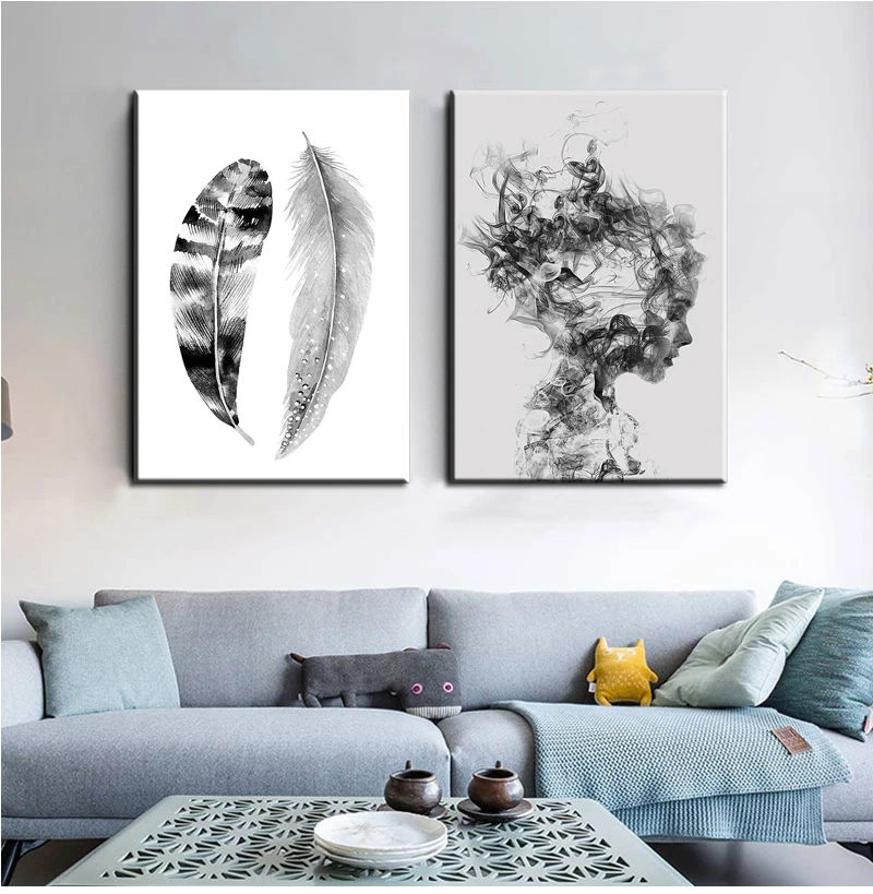 Абстрактное настенное искусство на холсте скандинавские постеры Скандинавская