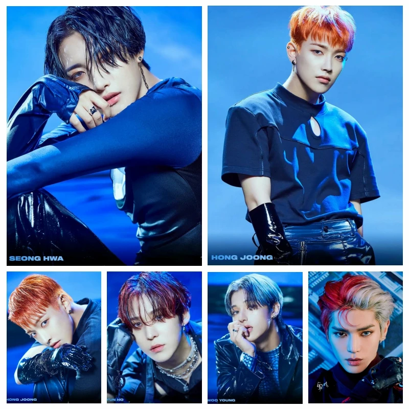 

Diy 5d Full Square Drills Diamond Painting Ateez Kpop Poster Art Mosaic Cross Stitch Kit Handmade Gift Wall Decor For Bedroom