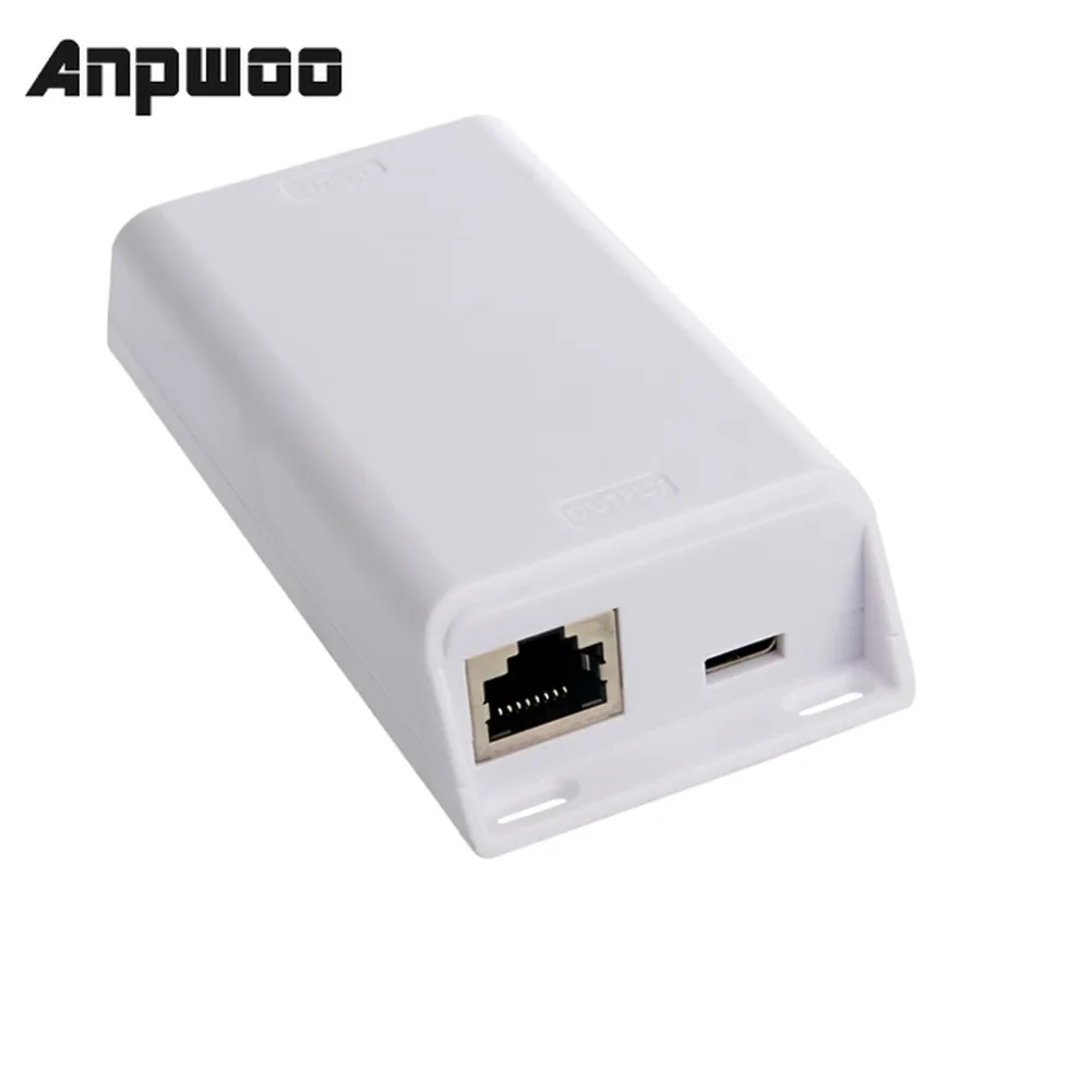 ANPWOO PoE to USB-C power charge Converts PoE to 5v,12v,15v,20v USB-Type C PoE Splitter for Nest IQ Macbook Wifi