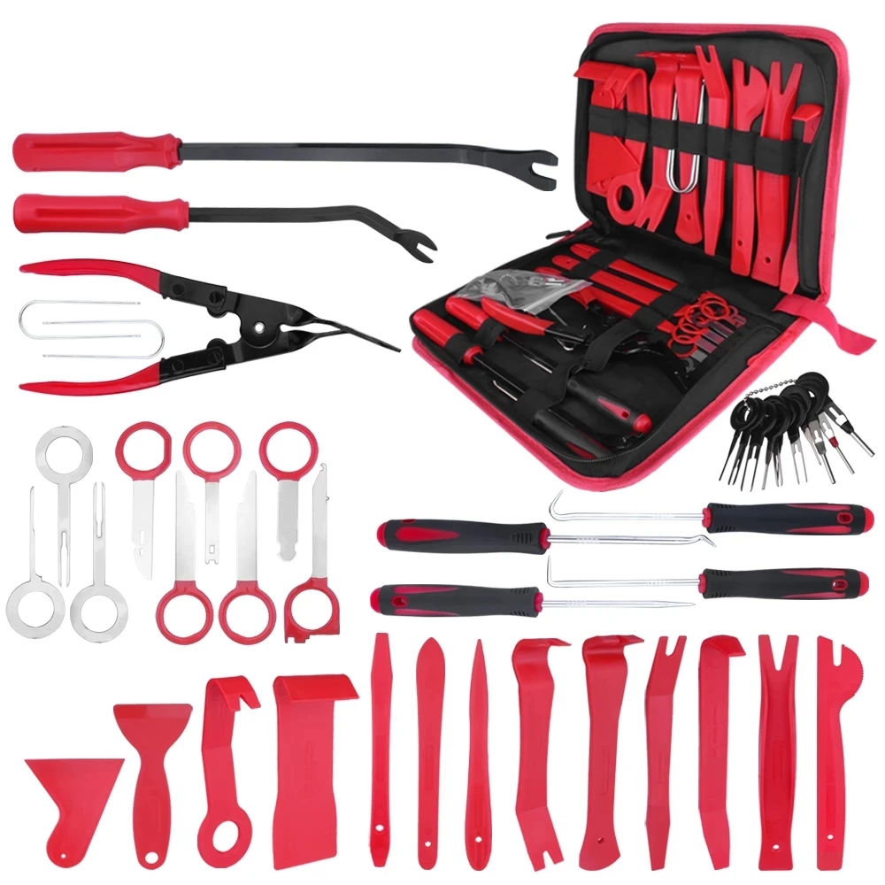 

2023 New Car Audio Repair Tools Trim Removal Tool Car Panel Door Audio Trim Removal Tool Kit Auto Clip Pliers Fastener wall plat