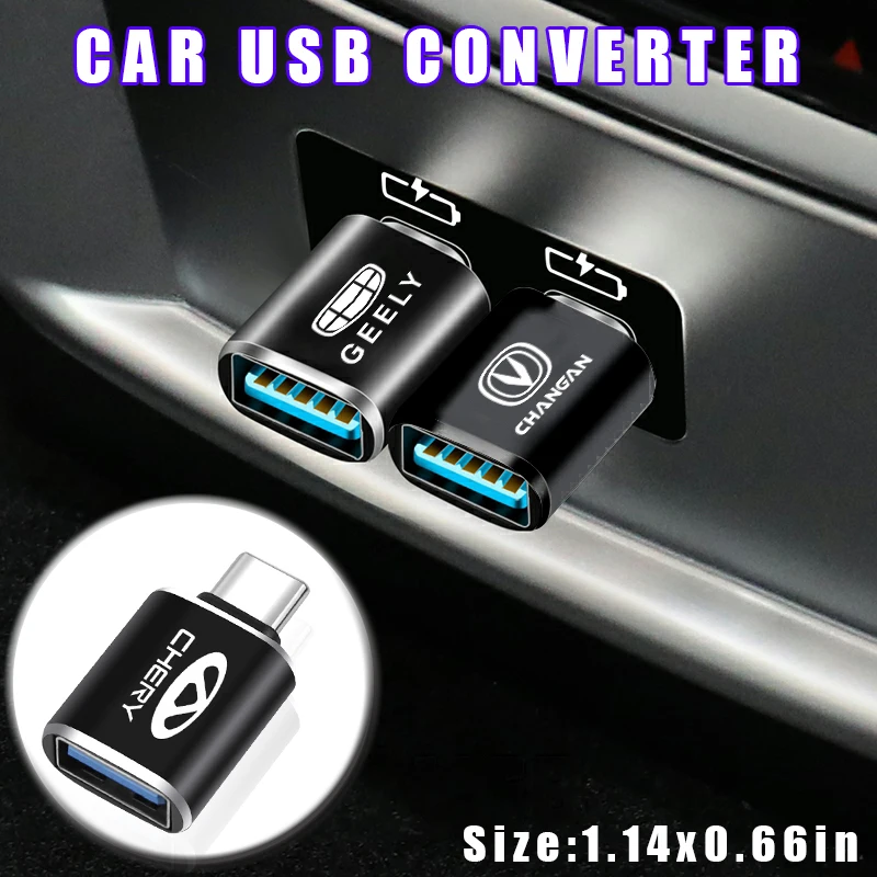 Зарядный адаптер с Type C на USB 3 0 кабель преобразователя для зарядки Mercedes Benz AMG W204 W203