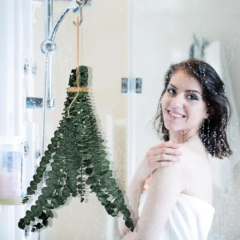 

Листья эвкалипта для душа, 10 шт., подвесные листья натурального эвкалипта для душа, домашний декор, ароматические столы для всей семьи, церкви