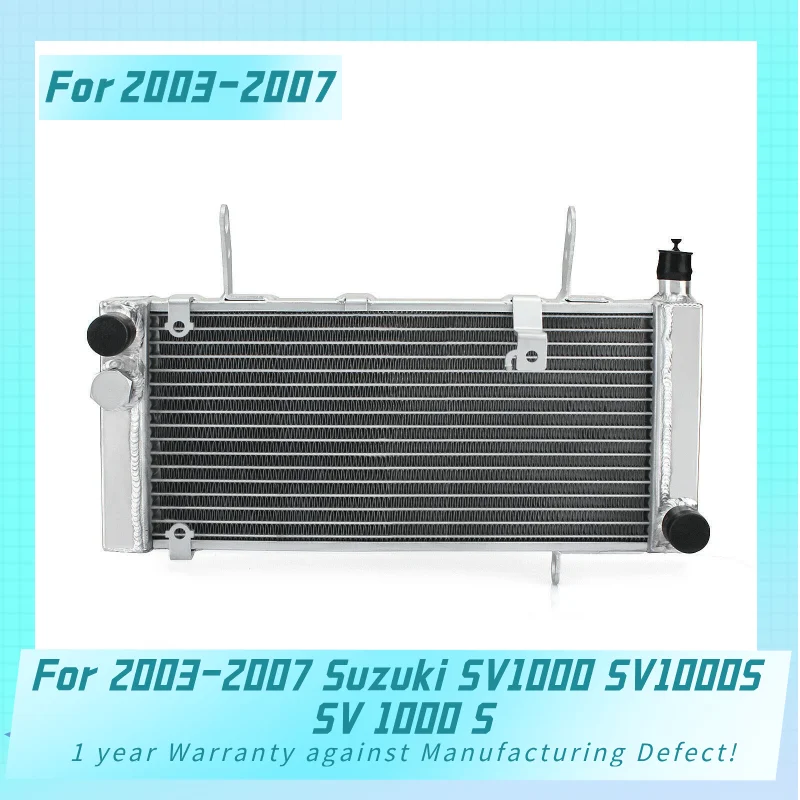 

Новый алюминиевый радиатор для Suzuki SV1000 SV1000S SV 1000 S 2003-2007 годов, кулер охлаждающей жидкости 2003 2004 2005 2006 2007