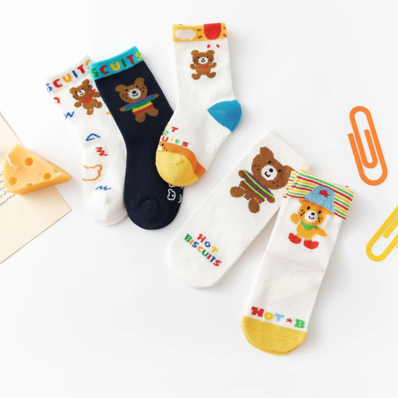 Cotton baby socks Children socks kid socks cute socks Middle Tube printed socks Perspiration breathable japanese fashion Casual