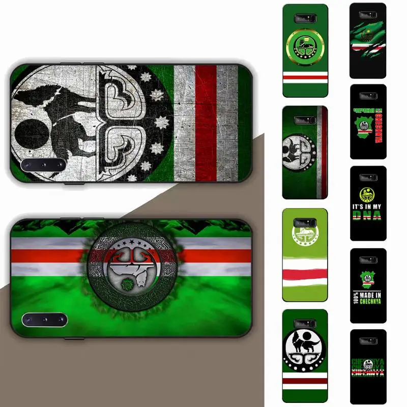 

Chechnya flag Phone Case for Samsung Note 5 7 8 9 10 20 pro plus lite ultra A21 12 72