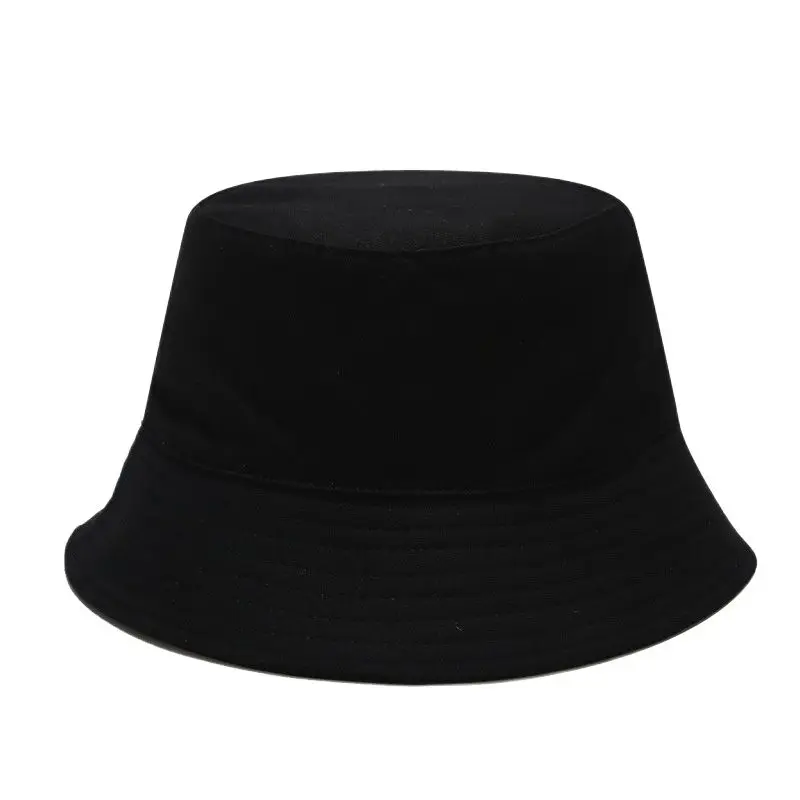 

Retro large round reversible fisherman's hat New solid simple basin hat Men's and women's sun hat