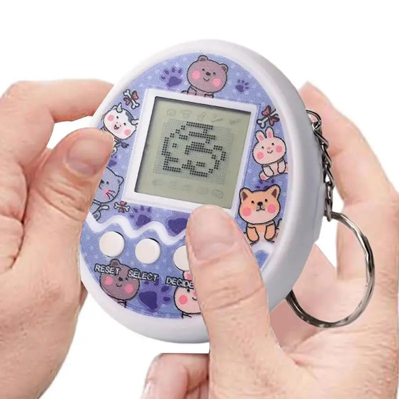 

Tamagotchis Electronic Pet Machine Keychain Portable Pet InVirtual Cyber Pet Keychain E-pet Interactive Toy Console Keyring Gift