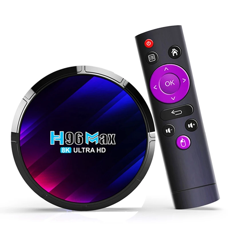 

H96MAX RK3528 Smart TV Box Android 13 8K 2GB 16GB 2.4G 5G Wifi Smart TV Box Remote Control Parts