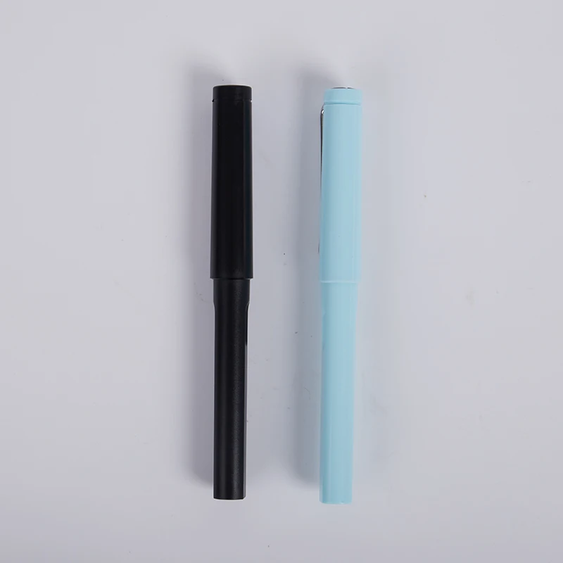 

Dark Grey Fountain Pen Clip Plastic Ink Pens Stationery School Office Supplies