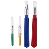 4pcsset 2 large 2 small thread cutter seam ripper stitch unpicker sewing tool plastic handle craft tool sewing accessories