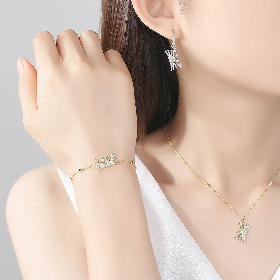 TONGHZE браслеты с крабовым омаром для женщин стерлинговое серебро 925 пробы