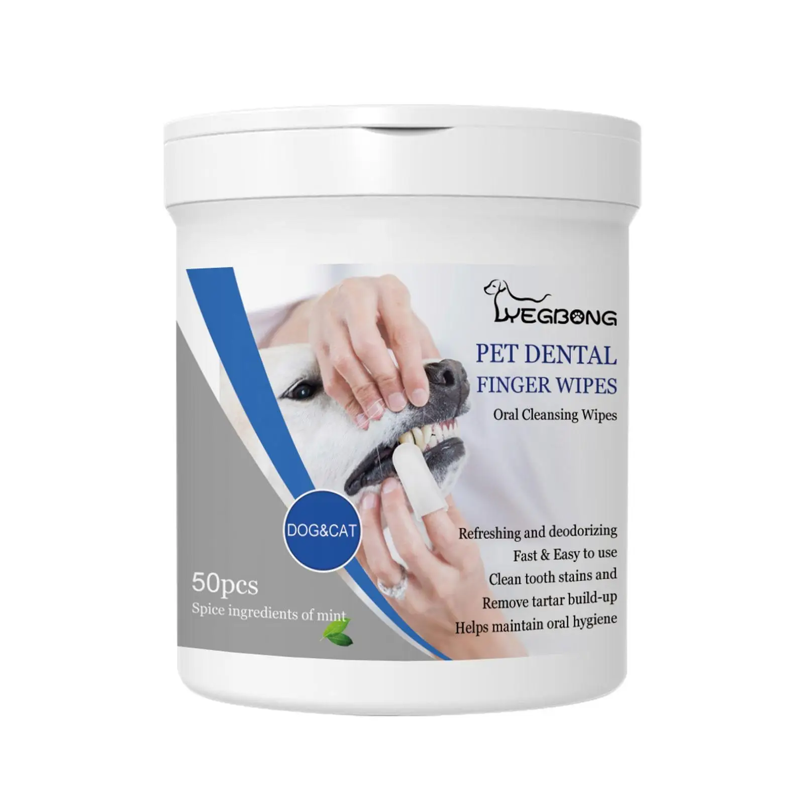 

Pet Dental Fingers Wipes Cleansing Teeth Wipes Pads For Dogs And Cats Optimize Freshen Breath Pet Supplies H4r3
