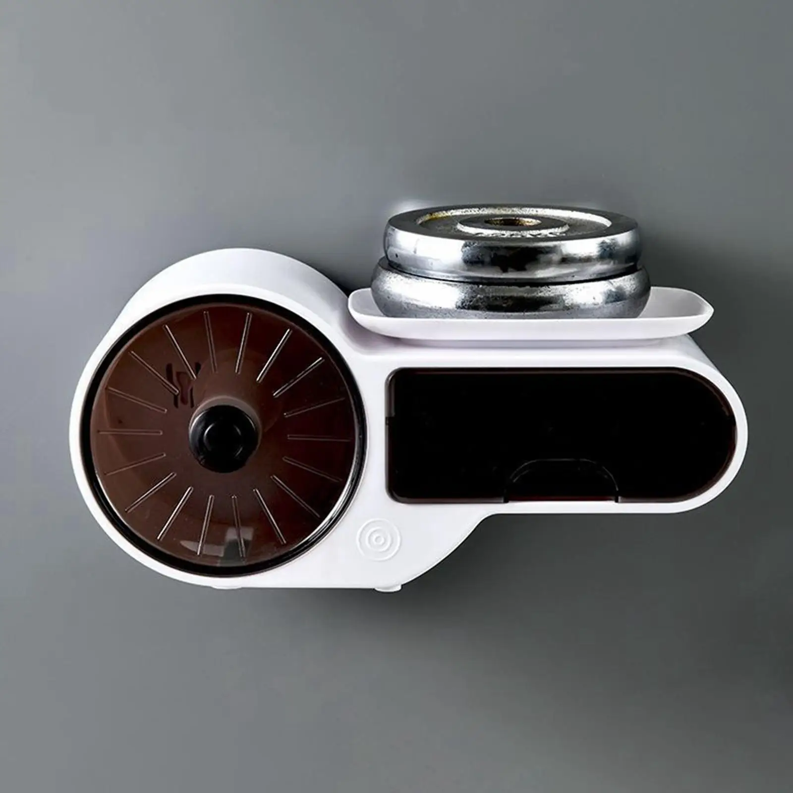 

Multifunction Wall Mounted Toilet Paper Holder Paper Towel Dispenser Paper Basket Storage Organizer for Bathroom Hotel White