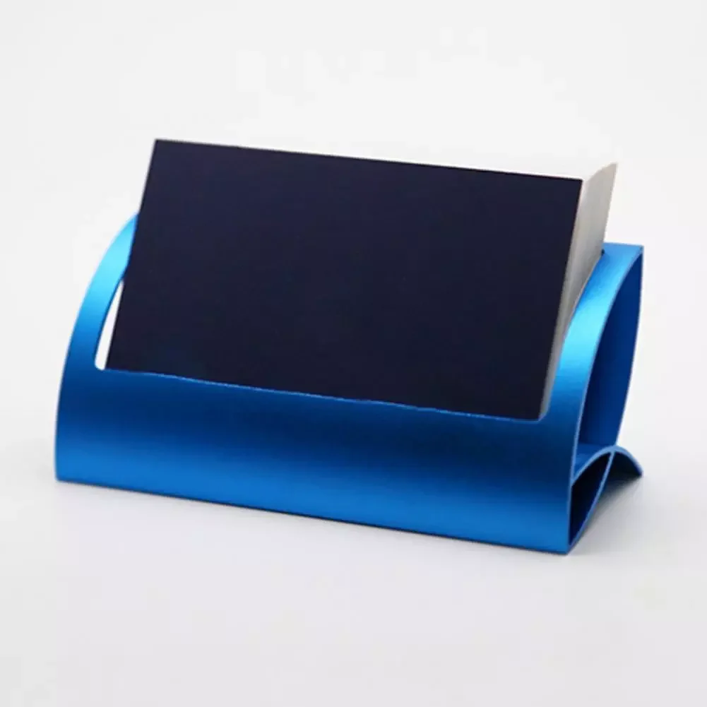 

Card Display Holder High Hardness Metal Business Card Holder Desktop Business Card Storage Holder Office Supplies